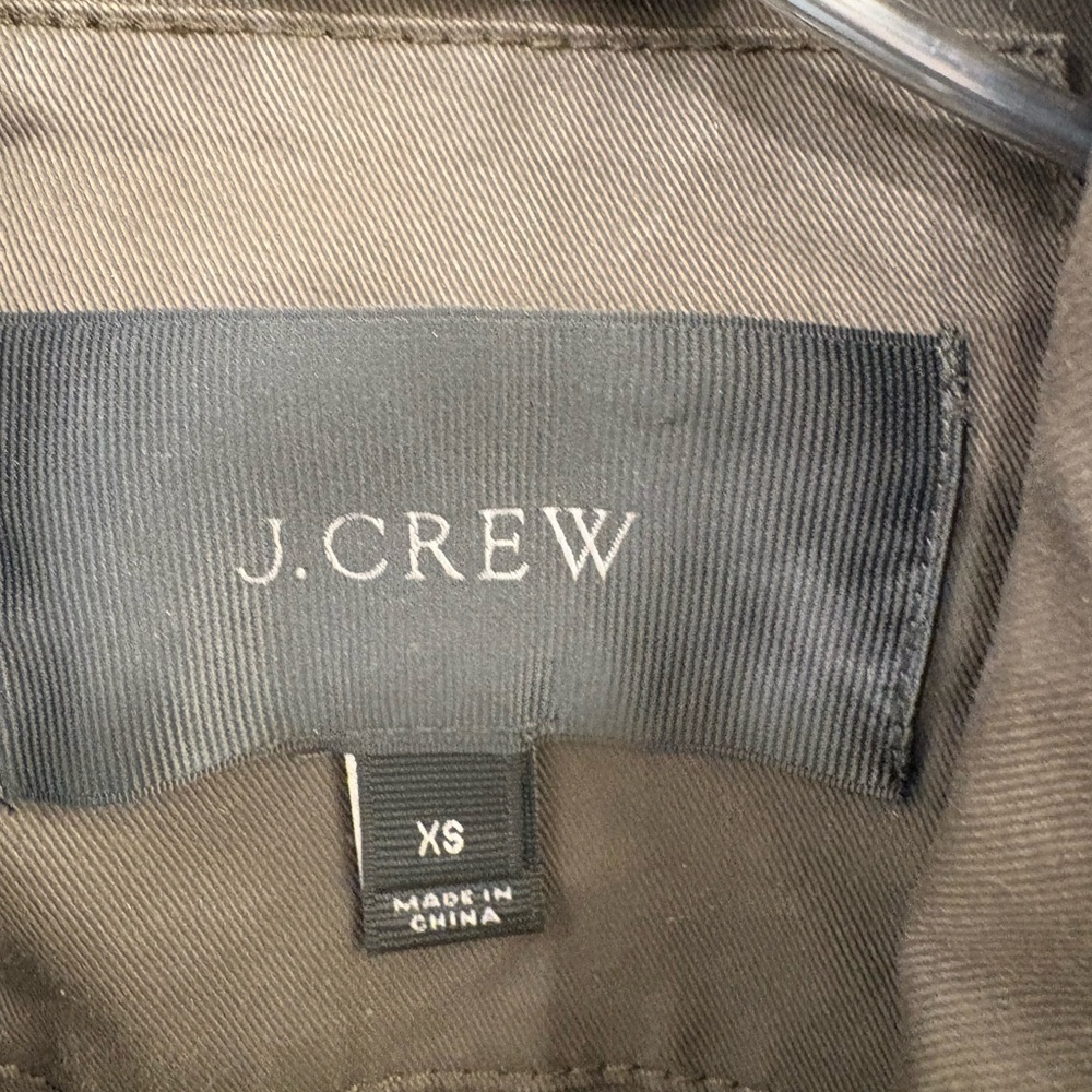 J. Crew Downtown Olive Green Utility Waxed Field Jacket Size XS - Picture 4 of 16